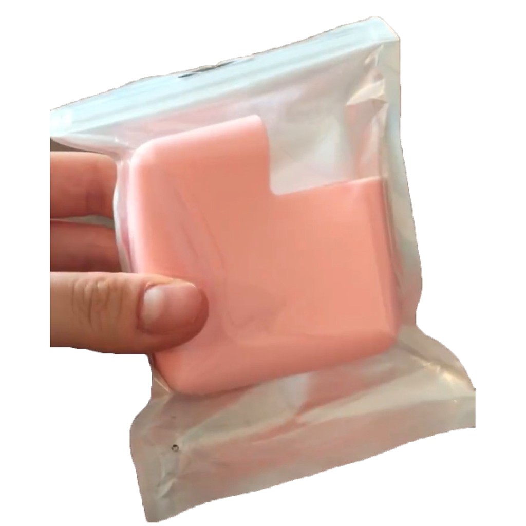 COVER CHARGER SILICONE POWER PROTECTOR MAGSAFE MACBOOK NEW AIR PRO TOUCHBAR 11 12 13 15 16 CASE-CC : PINK (NO BOX)