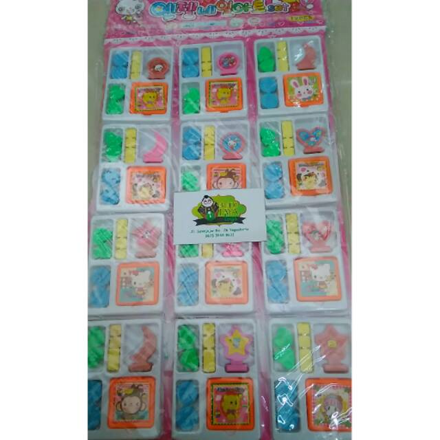 

12pak Stempel mainan