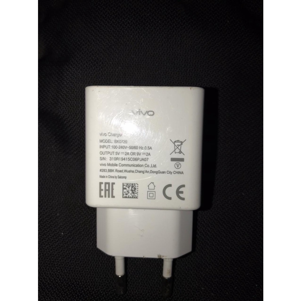 Charger Bekas Cabutan Vivo 18watt Original Fast Charging