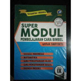 Jual BUKU MODUL BELAJAR CARA BIMBEL SMP/MTs KELAS IX SEMESTER 2 ...