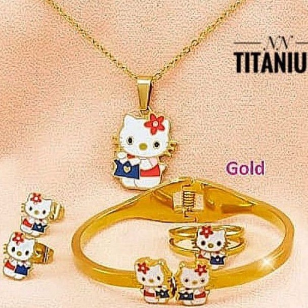 Titanium Set Perhiasan Anak TA004