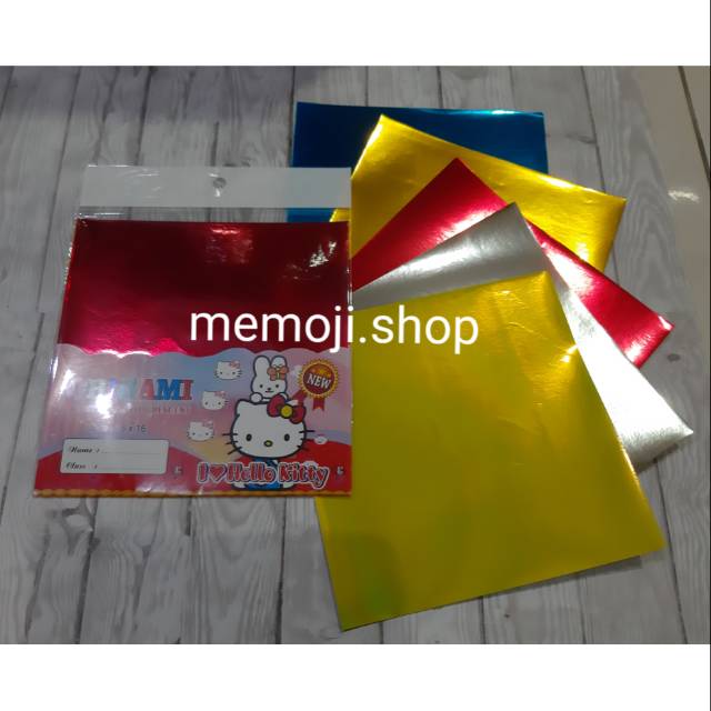 

Kertas Lipat / Origami Metalik 14/16/20cm (16 lembar)