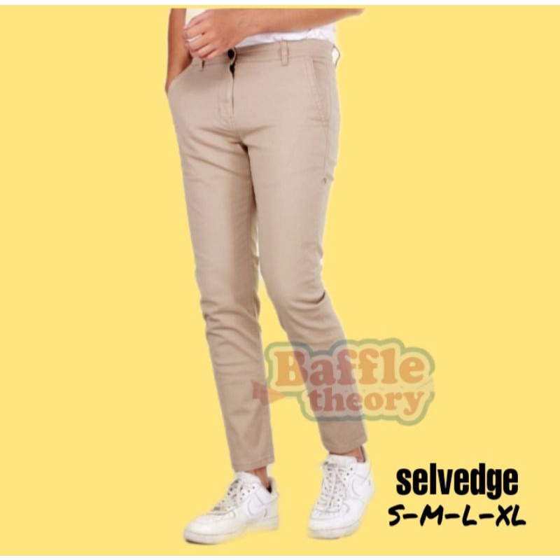 Lagi hits Celana Chino selvedge Baffle