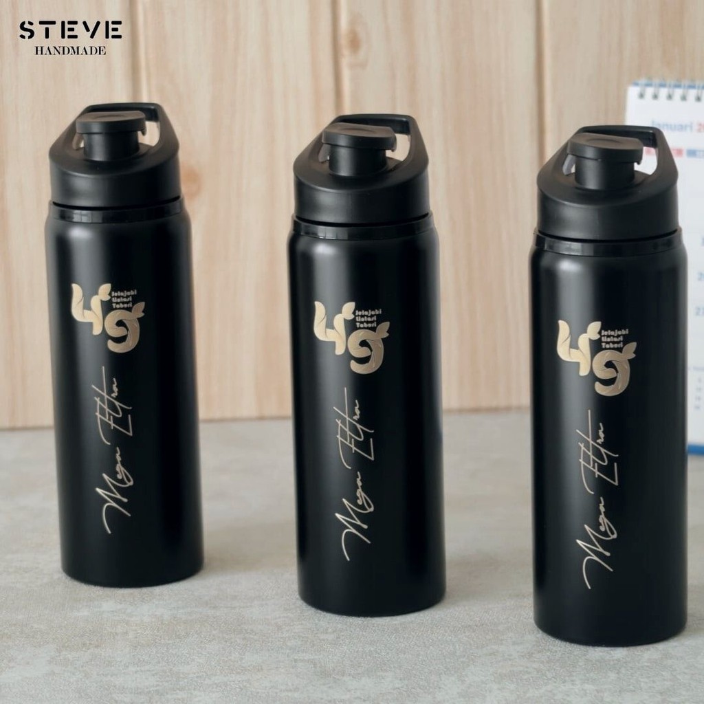 Botol minum Alumunium  tumbler travel TM0147 Custom Botol Sport