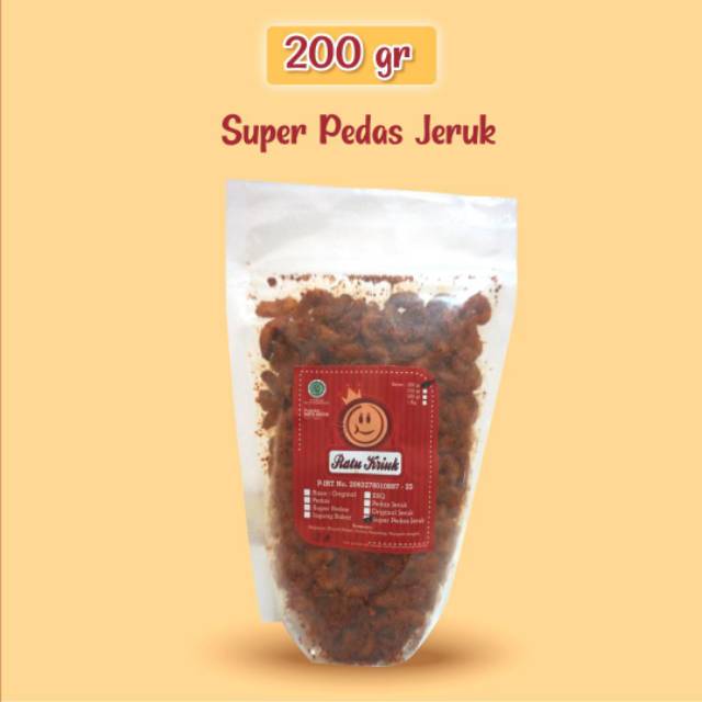 

Makaroni Super Pedas Jeruk 200gr