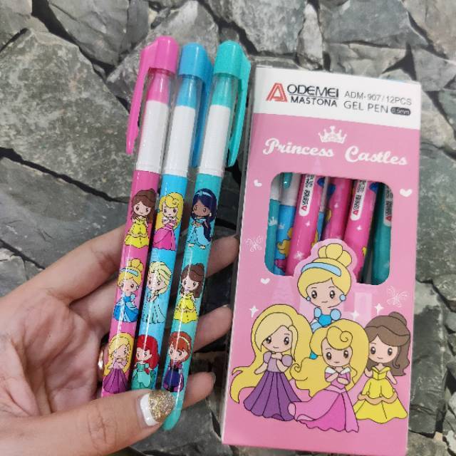 

ISI 12 PCS Pulpen Karakter Girls Lucu