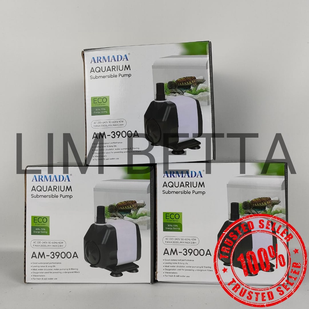 POMPA AQUARIUM ARMADA AM-3900 A / POWER HEAD 3900 LOW WATT TERMURAH