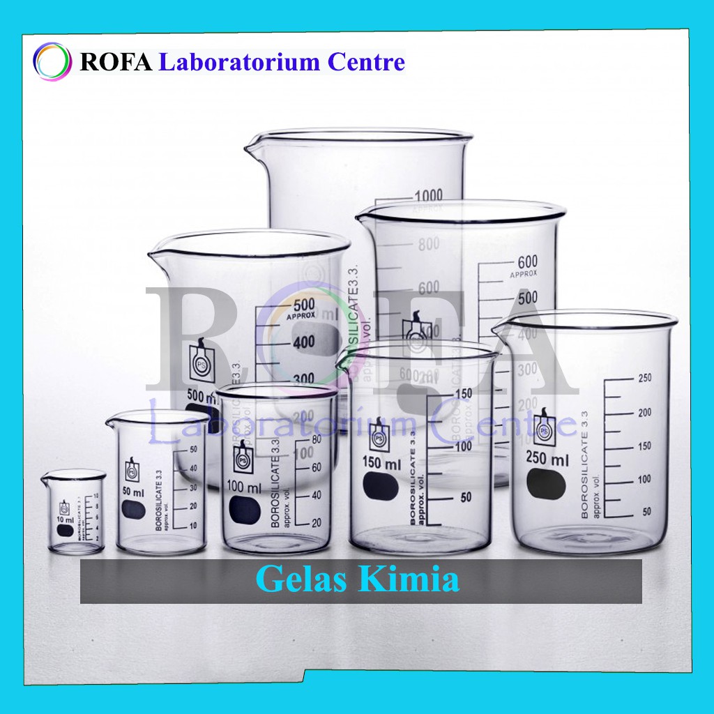  Gelas  Kimia Beaker  Glass  Gelas  Pyrex 250 mL Shopee 