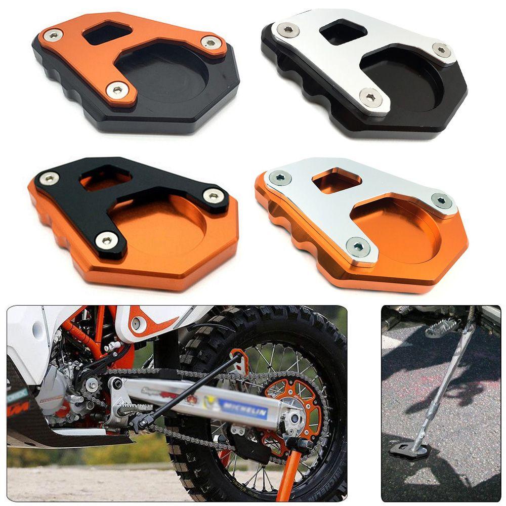 Populer Foot Extension Magnifying Pad Bagian Motor Side Stand Penyangga Kaki Side Kick Stand Untuk Ktm1290 1050 1190 ADV