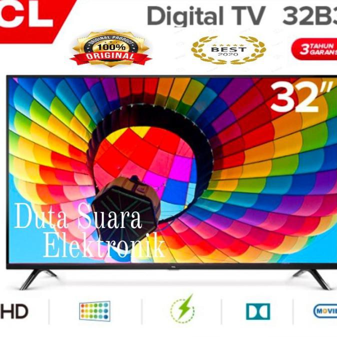 Ready&Siapkirim Tv Led Tcl 32 Inch 32B3 Digital Tv Garansi Resmi 3 Tahun