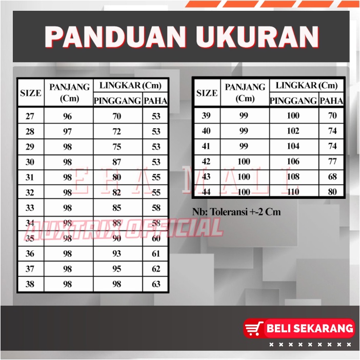 Celana Kerja Pria Formal Kantor Slimfit Jumbo Big Size 27-44