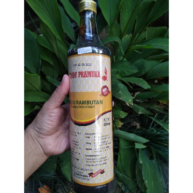 

Madu rambutan 650 ml madu pramuka
