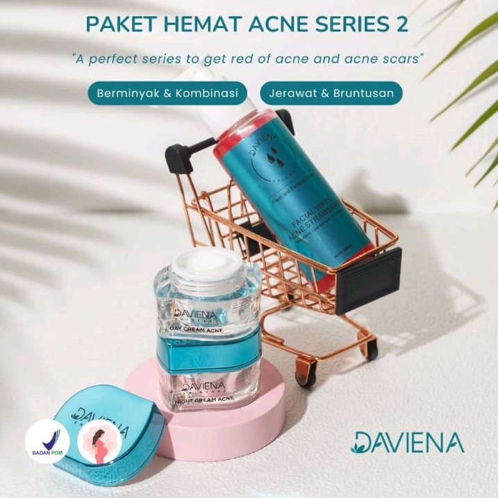 PAKET HEMAT ACNE SERIES DAVIENA SKINCARE | DAVIENA SKINCARE ORIGINAL