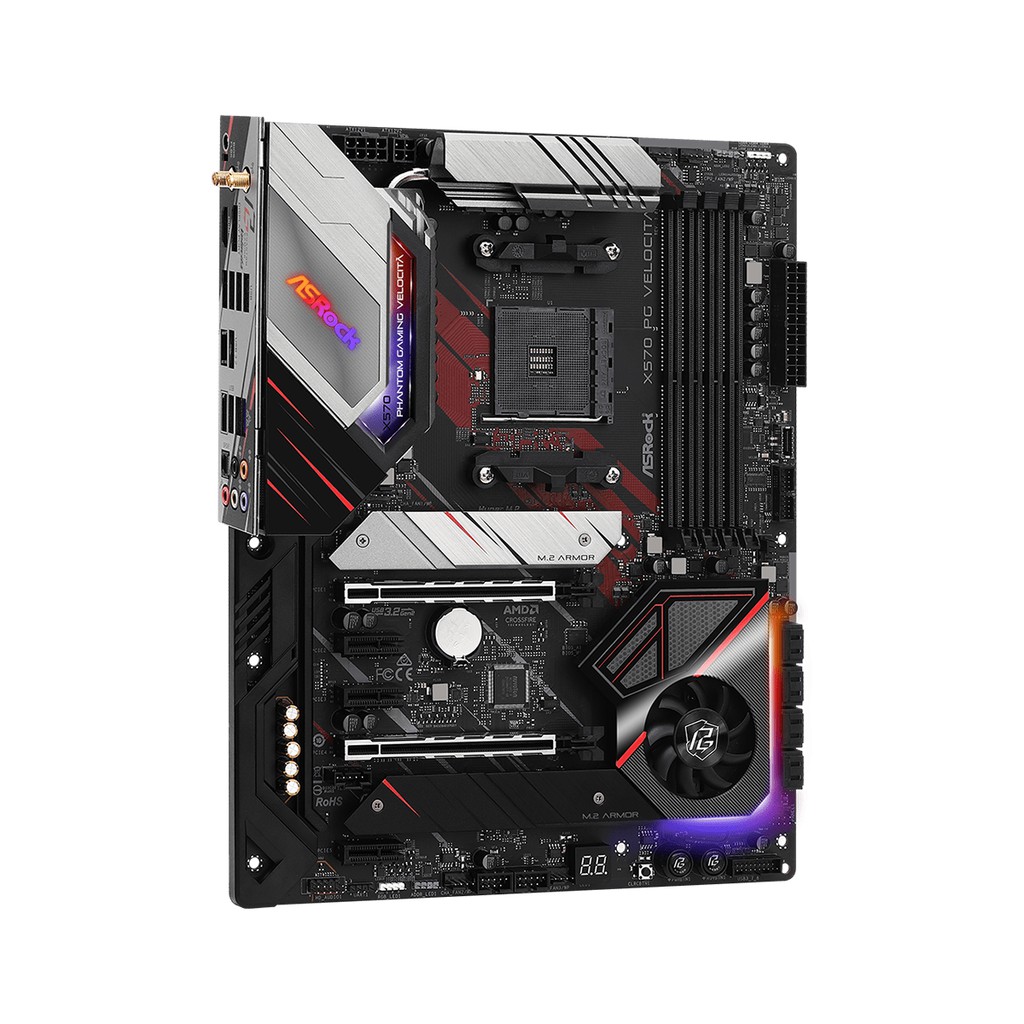 ASROCK X570 PHANTOM GAMING VELOCITA AM4 ATX DDR4 PG MOTHERBOARD AMD