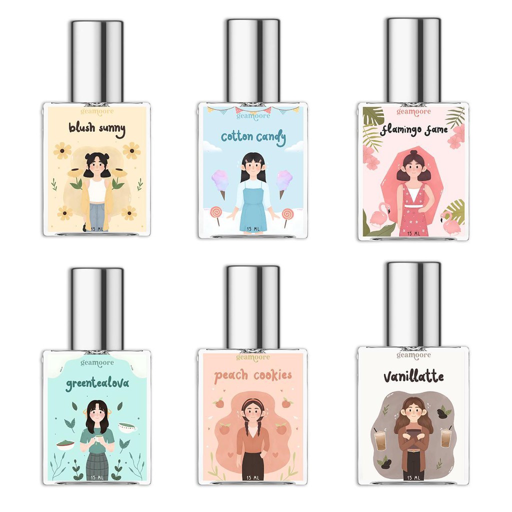 (BPOM) GEAMOORE ADDICTED SERIES Spray 15ml Parfume unisex | Geamoore Parfum Spray 11ml Premium Series