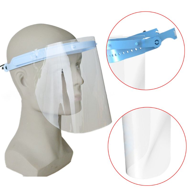 Zzz Transparan Anti Droplet Dust-proof Disposable Outdoor Pelindung Flip-up Covering Visor Shield