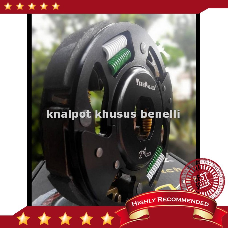 Promo Ori.. Kampas Kopling X4Kiss145 Benelli Zafferano 250 By Techpulley