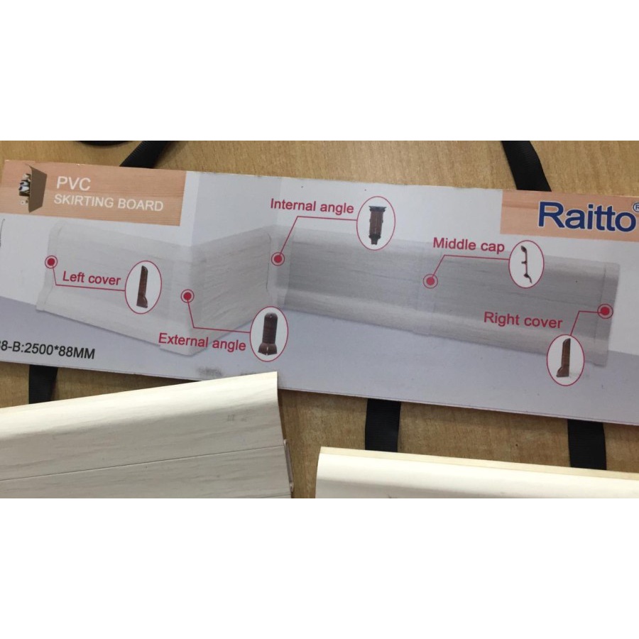 PLINT DINDING PVC RAITTO PLINT VARIAN AKSESORIS