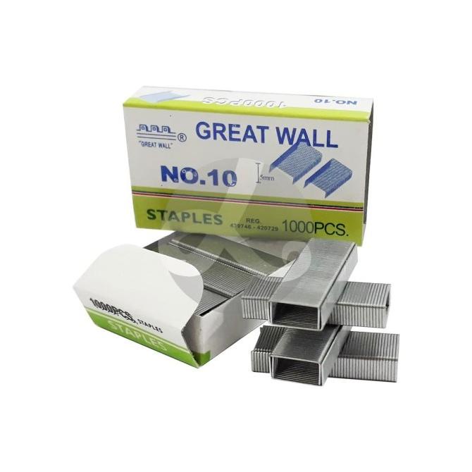 

Isi Staples Great Wall No. 10 Refill Stapler No 10 Kecil