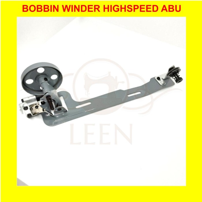 Bobbin Winder/ Penggulung Spool (ABU) Mesin Jahit Industri LEEN