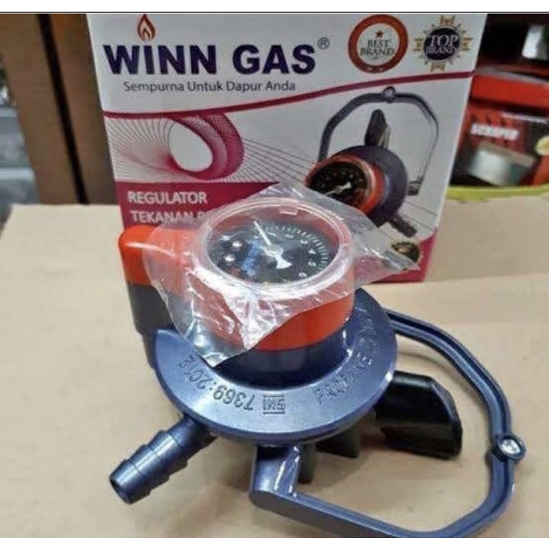 Regulator Winn Gas pengunci Ganda