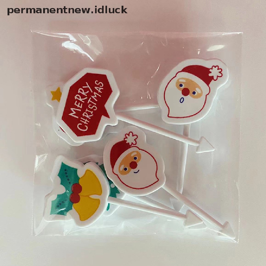 Garpu Buah Mini Motif Kartun Warna Acak Untuk Anak