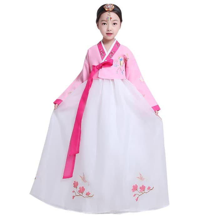 Hanbok girl anak dress korea kostum korean traditional clothes long