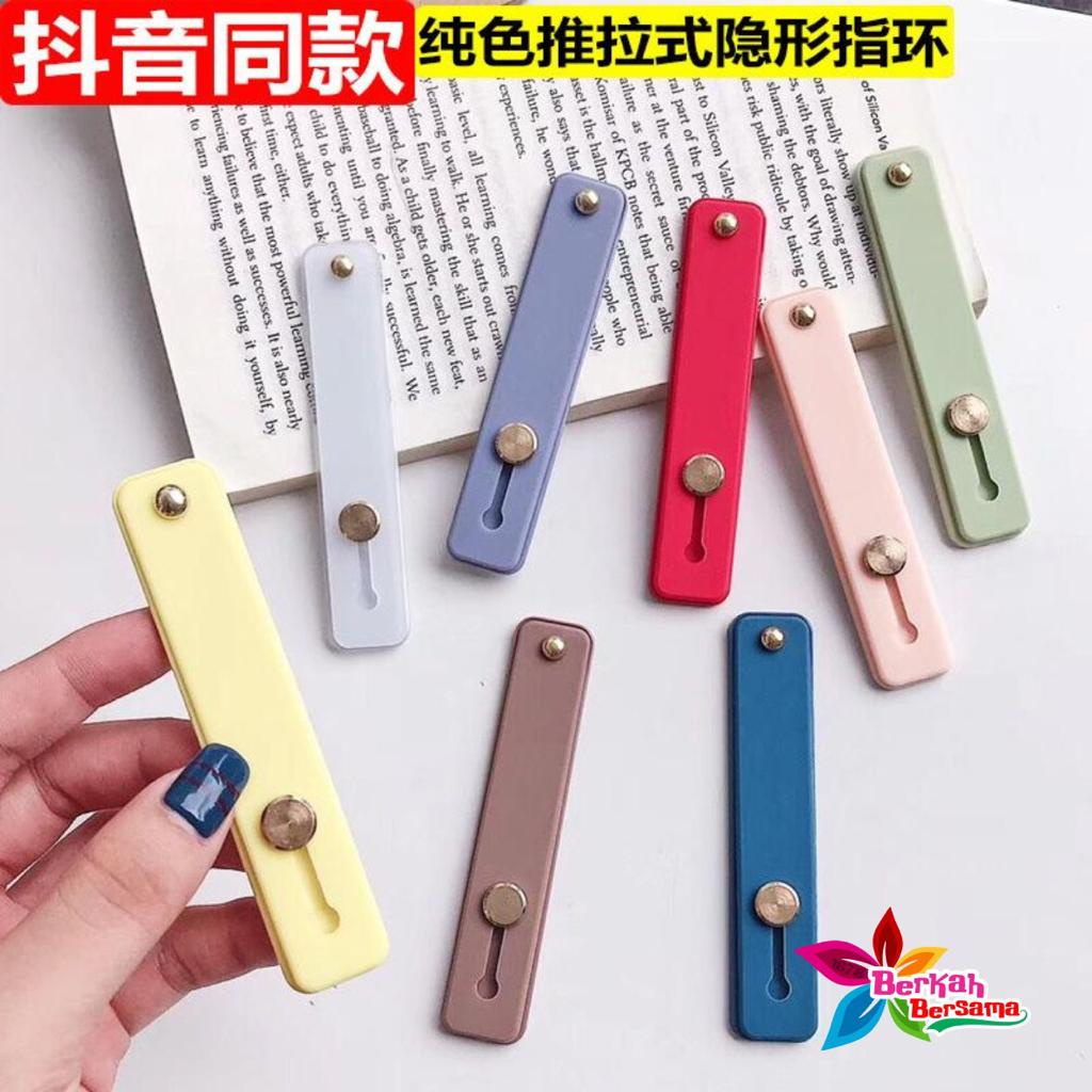 handstand handgrip pegangan jari dudukan hp telepon dorong tarik universal candy koper choice BB5576