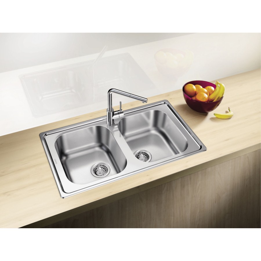 BLANCO KITCHEN SINK BAK CUCI PIRING STAINLESS STEEL BLANCO DINAS 8