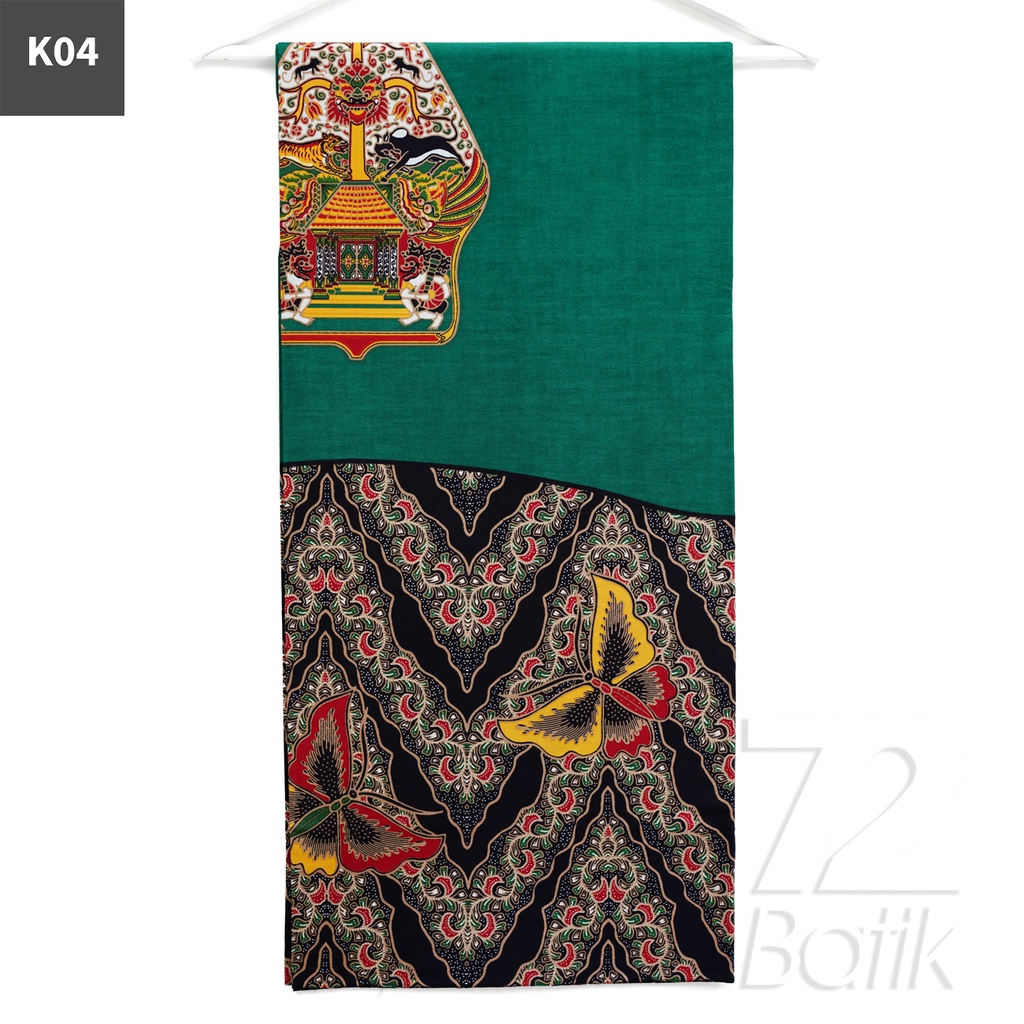 KAIN BATIK PREMIUM Bahan Katun Motif Wayang Kupu Warna Hijau 721497 Cap 72 Jarik Jarit Samping Kebat Panjang Batik Katun Modern Premium Bahan Seragam Batik Pernikahan Kantor Keluarga Murah Kamen Jadi Batik Bali Lembaran