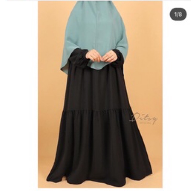 preloved lelia marzan black xs ditsy official