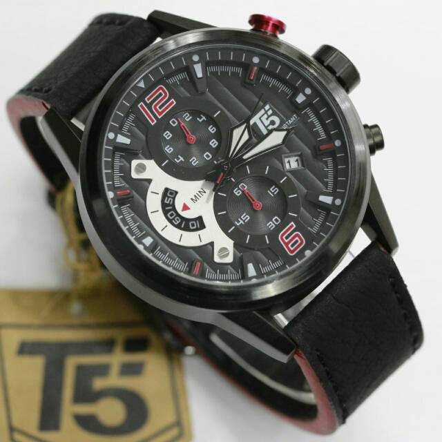 JAM TANGAN T5 H3630 PRIA CHRONOGRAPH ORIGINAL TAHAN AIR