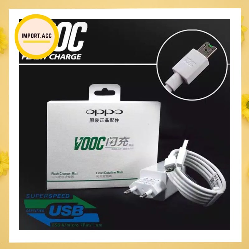 Charger OPPO ORIGINAL 100% 4AMPERE FLASH CHARGE Vooc / TC OPPO ORIGINAL 100%