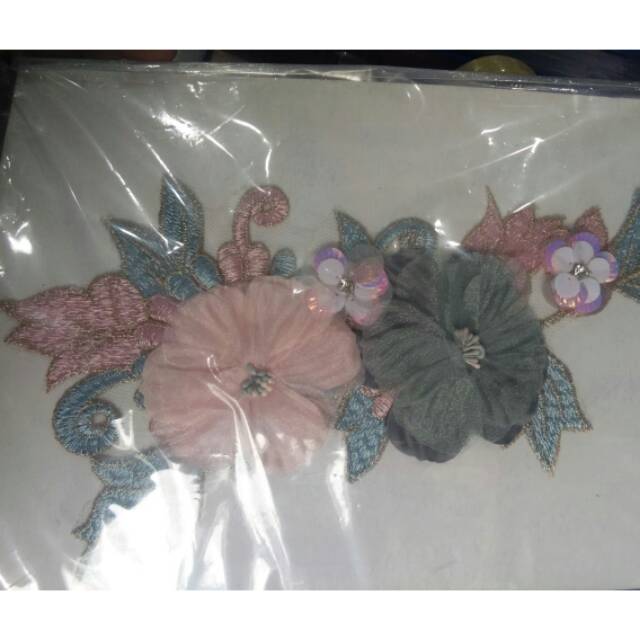 Grosir 100pcs aplikasi bordir/bordir aplikasi