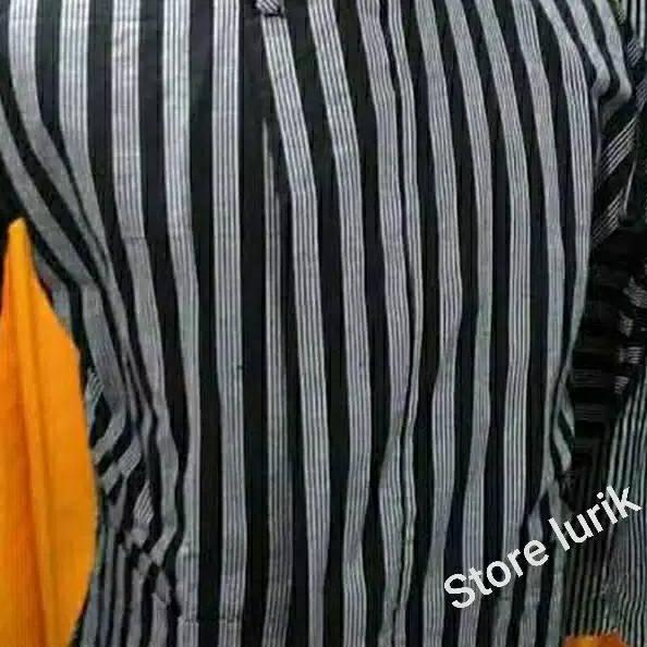 kebaya wanita Terlaris Best terlaris Baju Surjan Lurik Hitam Putih Batik Pria Baju Adat Jawa Baju Lu