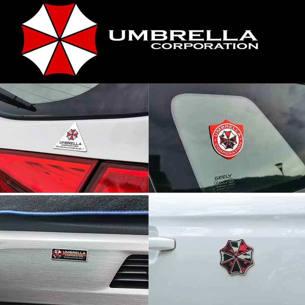 PAYUNG CORPORATION Aluminium Logam Stiker Mobil Bagasi Fender Emblem Lencana Stiker Resident Evil Mobil Dimodifikasi Stiker