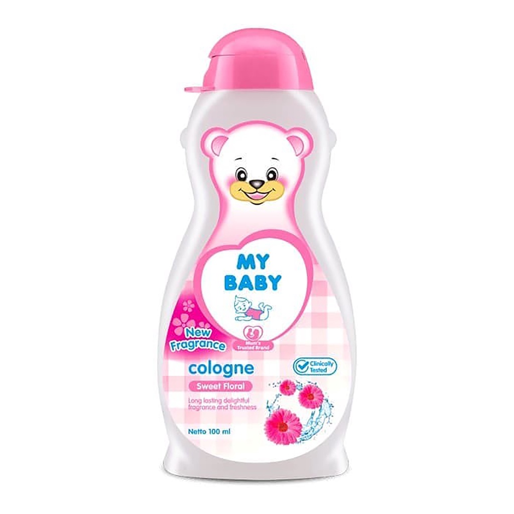 My Baby Cologne 100ml - My Baby Cologne Soft Gentle &amp; Sweet Floral - Cologne Bayi - Minyak Wangi My