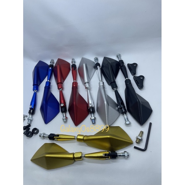 Spion Tomok 2772 Full CNC tangkai kecil Universal honda yamaha suzuki