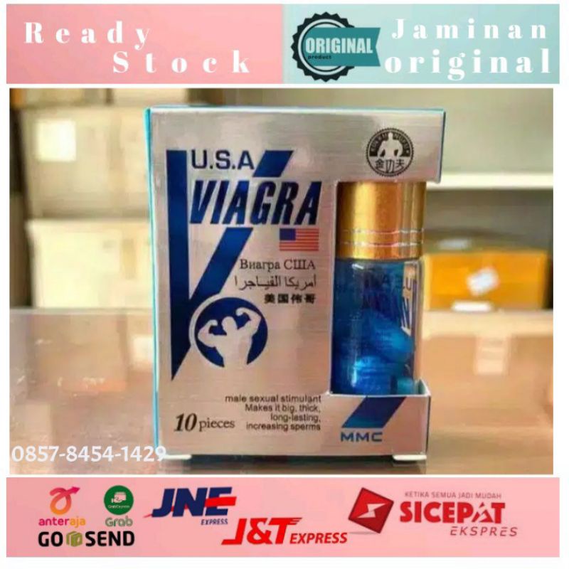 Original Impor VIGRA MMC Biru 10 Pil