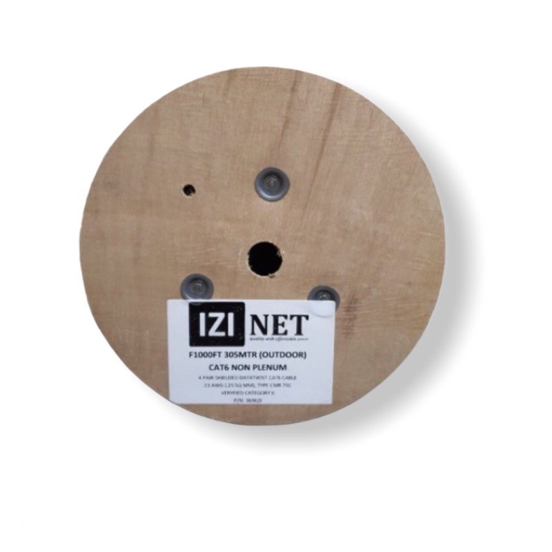 IZINET Kabel LAN FTP Cat6 STP CAT 6 Outdoor ( Double Jacket ) 305 Meter