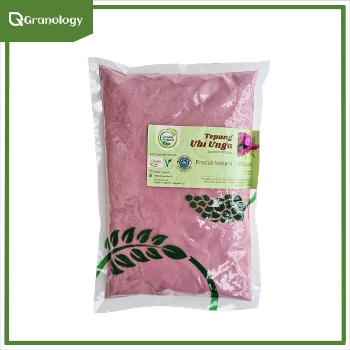 Lingkar Organik Tepung Ubi Ungu / Purple Cassava Flour 500 gram