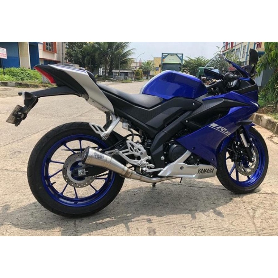 KNALPOT R9 GPX FULLSYSTEM YAMAHA R15V3/ R15V4/ MT15