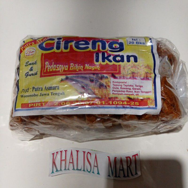 

Cemilan Cireng Ikan | ISI 20 BKS