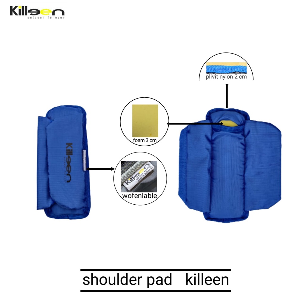 Bantalan Keril - Shoulder Pad KILLEEN - Tumpuan Bahu - solderpad - sholder pad - solder pad