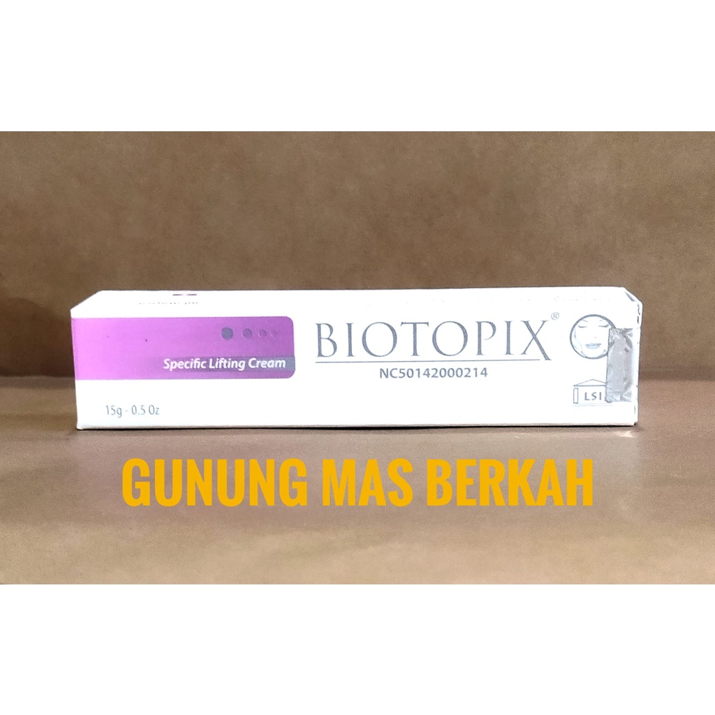 BIOTOPIX SPECIFIC LIFTING CREAM biotopix cream specific lifting 15 GR - merawat kekencangan dan menj