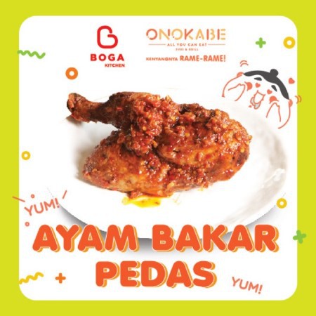 

ONOKABE Ayam Bakar Taliwang (1/2 Ekor) | Praktis & Lezat