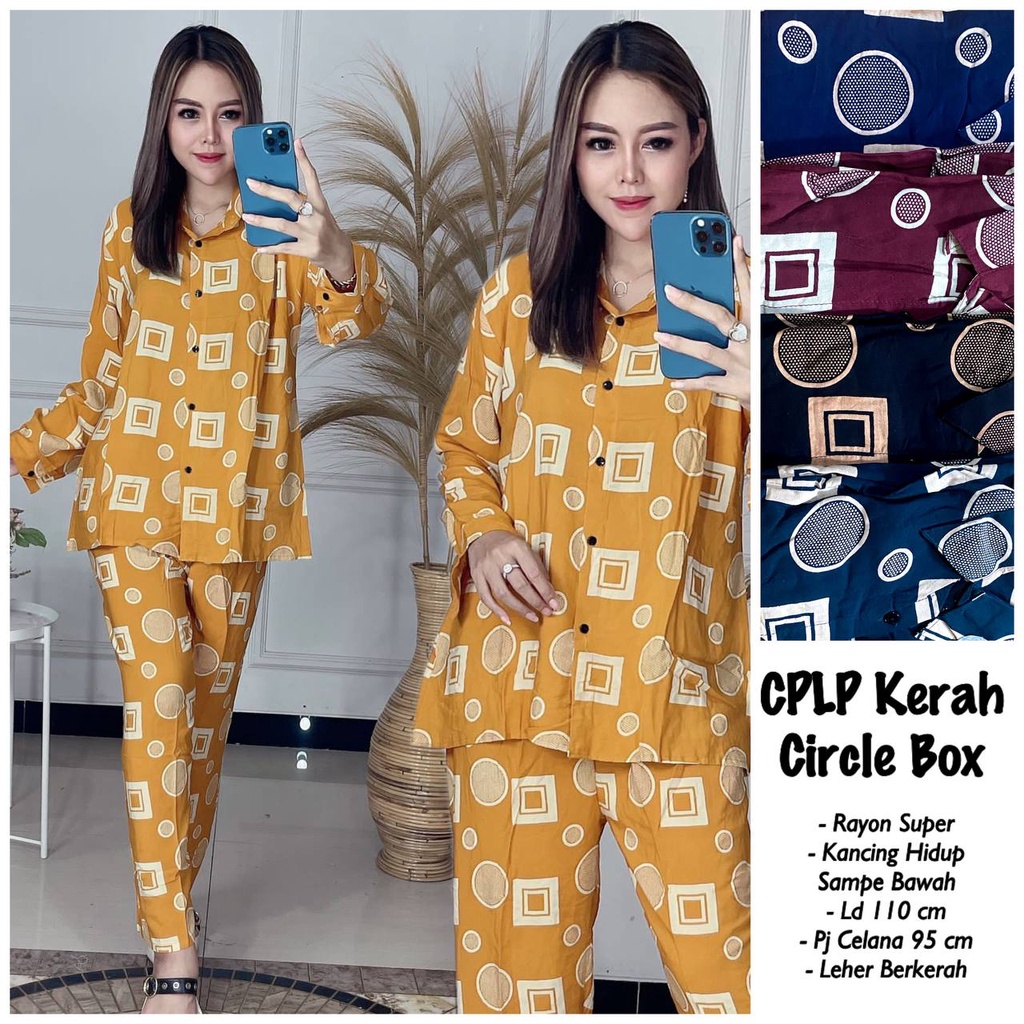 Setelan Celana Panjang Wanita One Set Rayon Fashion Terbaru