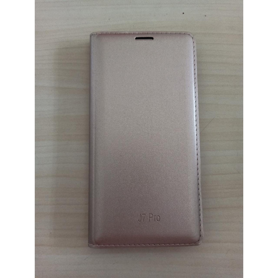 Flip Cover Gold Samsung J7 Pro