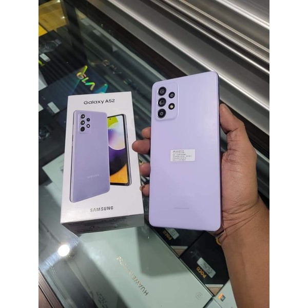 SAMSUNG GALAXY A52 8/128GB SECOND BEKAS FULSETT SUPER MULUS GARANSI SAMPAI SEPTEMBER 2022