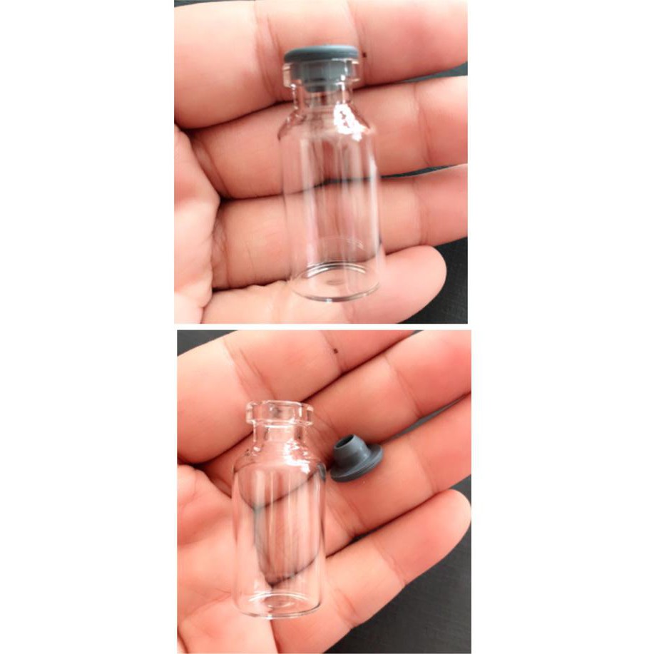 Botol Kaca Botol Tutup Karet Botol Anti Bocor Botol Kaca Tutup Karet